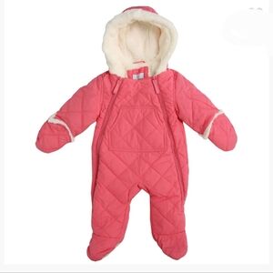 Urban Republic Baby Girl Quilted Pram Snowsuit